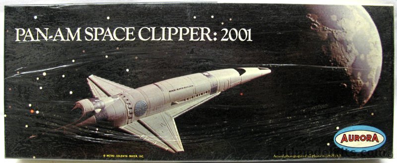 Aurora 1/144 2001 Pan-Am Space Clipper Orion - 2001 Space Odyssey Shuttle, 148-130 plastic model kit
